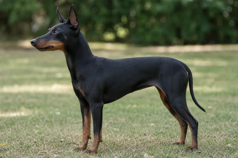 Manchester Terrier — side