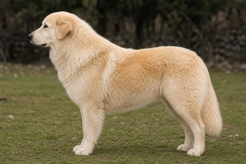 Maremma Sheepdog — Pale orange shading coat