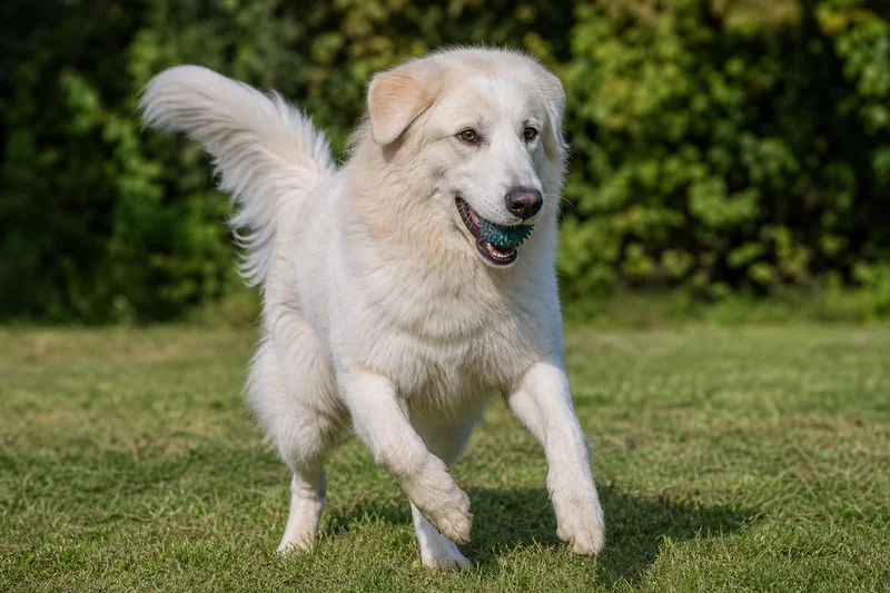 Maremma Sheepdog — playing