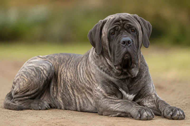 Mastiff — lying down