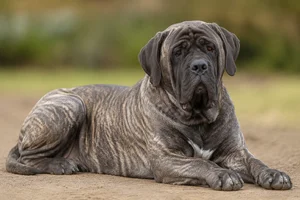 Mastiff — lying down