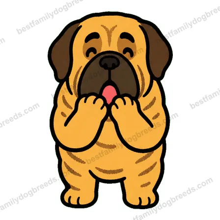 Mastiff surprised dog meme sticker
