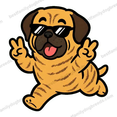 Mastiff cool dog meme sticker