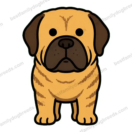 Mastiff dog staring meme sticker