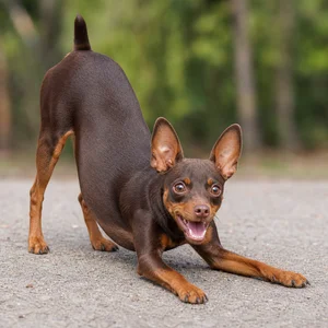 Miniature Pinscher — playful