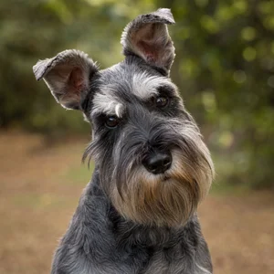 Miniature Schnauzer — alert