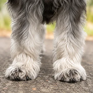 Miniature Schnauzer — paws