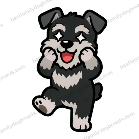 Miniature Schnauzer dog meme sticker preview