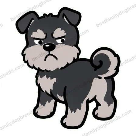 Miniature Schnauzer dog meme sticker preview