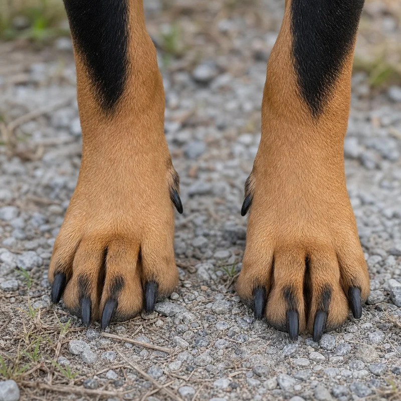 Montenegrin Mountain Hound — paws