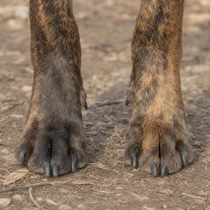 Mountain Cur — paws