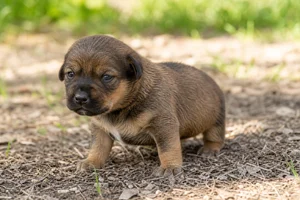 Mountain Cur — young puppy (~1 mo)