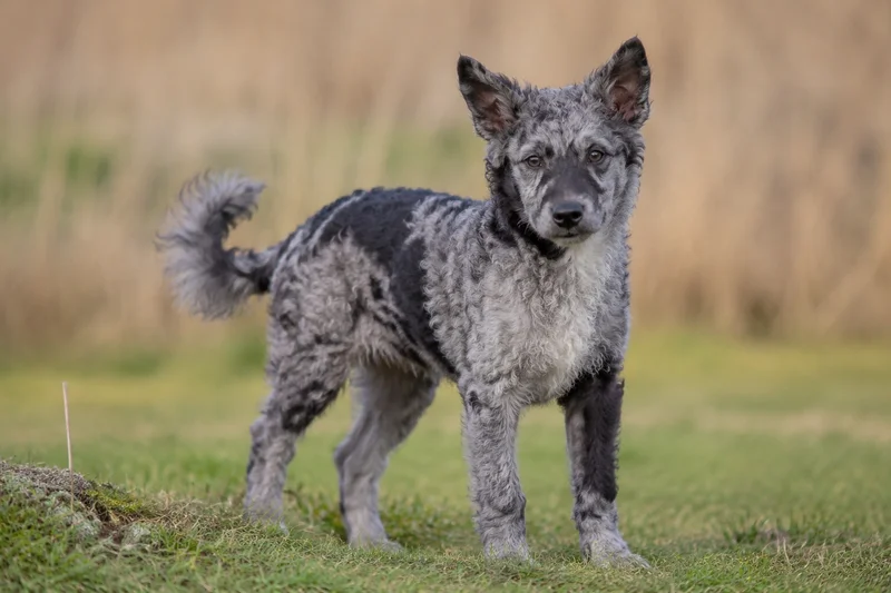 Mudi — puppy (~4 mo)