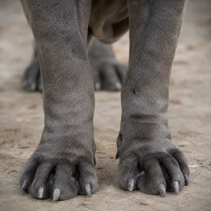 Neapolitan Mastiff — paws
