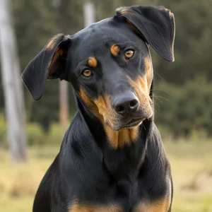 New Zealand Huntaway — alert