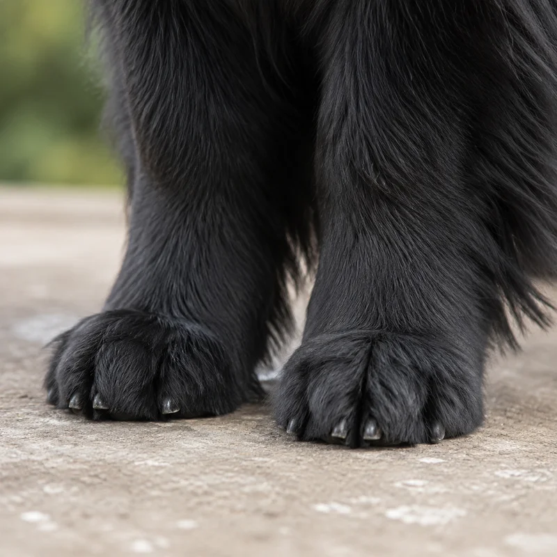 Newfoundland — paws