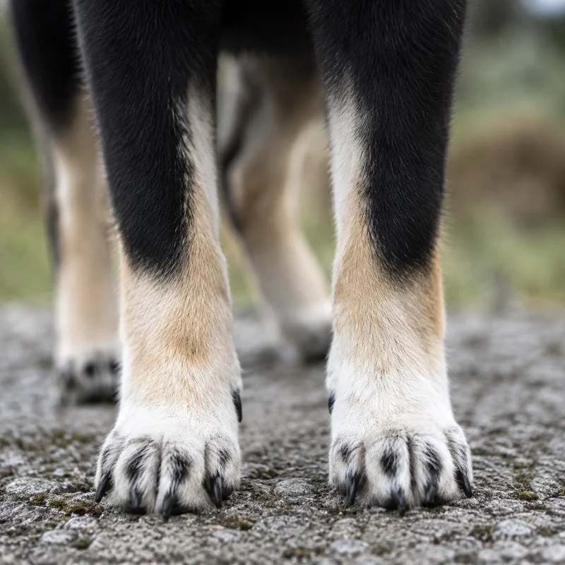 Nordic Spitz — paws