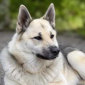 Norwegian Buhund — relaxed
