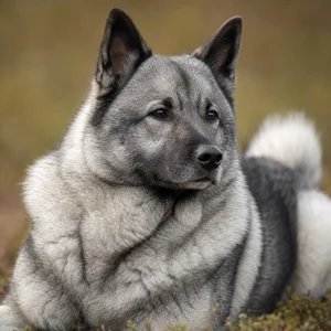Norwegian Elkhound — relaxed