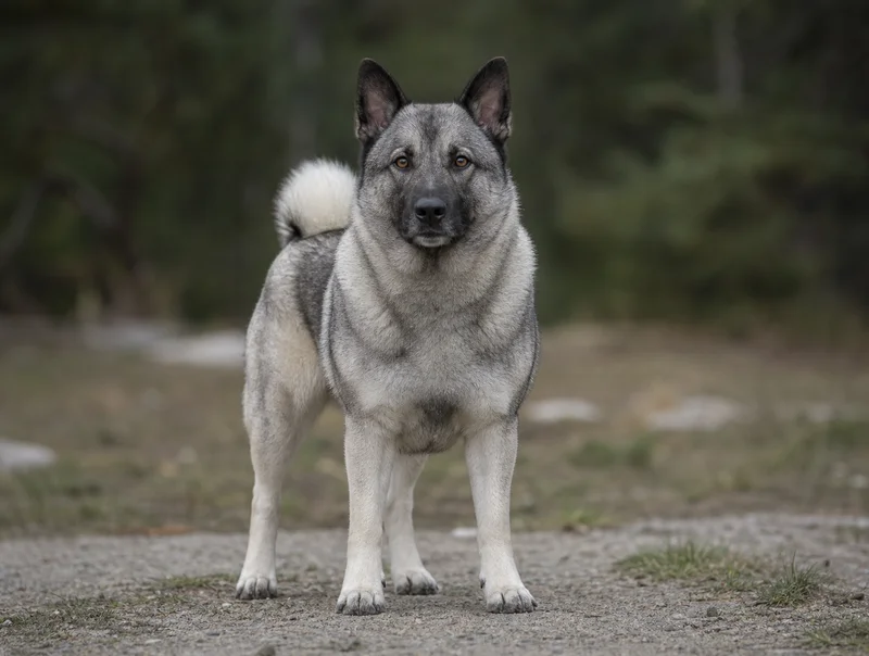 Norwegian Elkhound — front