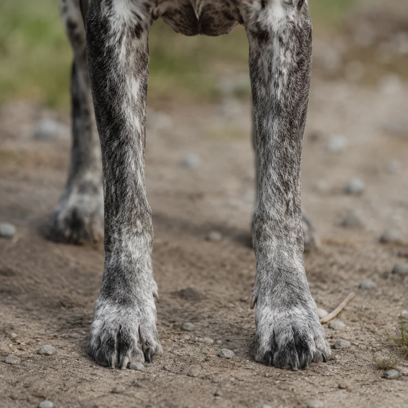 Norwegian Hound — paws