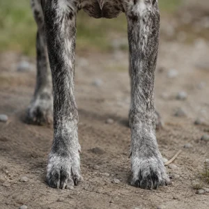 Norwegian Hound — paws