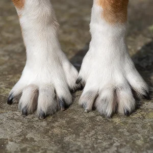 Norwegian Lundehund — paws