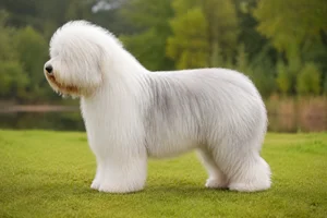 Old English Sheepdog — White coat