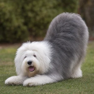 Old English Sheepdog — playful