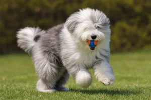 Old English Sheepdog — playing