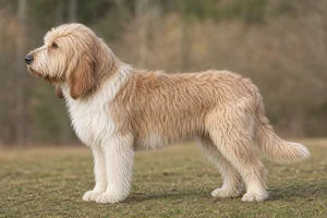 Otterhound — Tan and White coat
