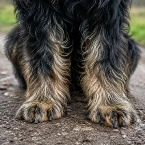 Otterhound — paws