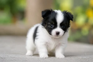 Papillon — young puppy (~1 mo)