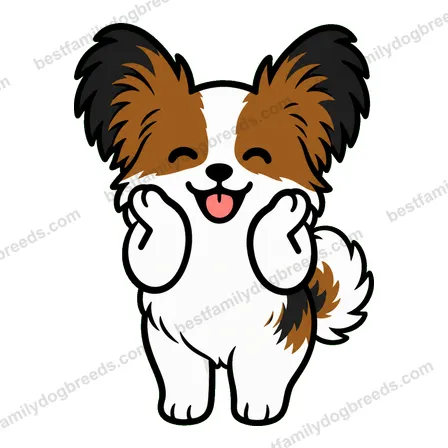 Papillon dog meme sticker preview