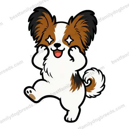 Papillon dog meme sticker preview