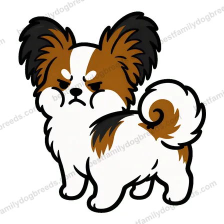 Papillon dog meme sticker preview