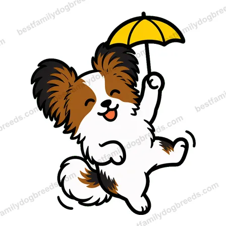 Papillon dog meme sticker preview