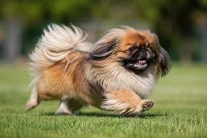 Pekingese — running