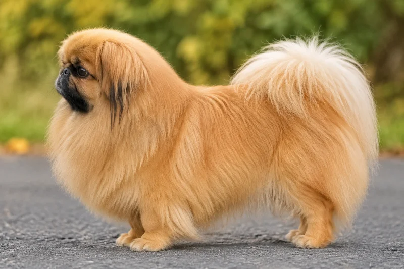 Pekingese — tan coat