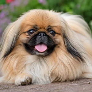 Pekingese — happy