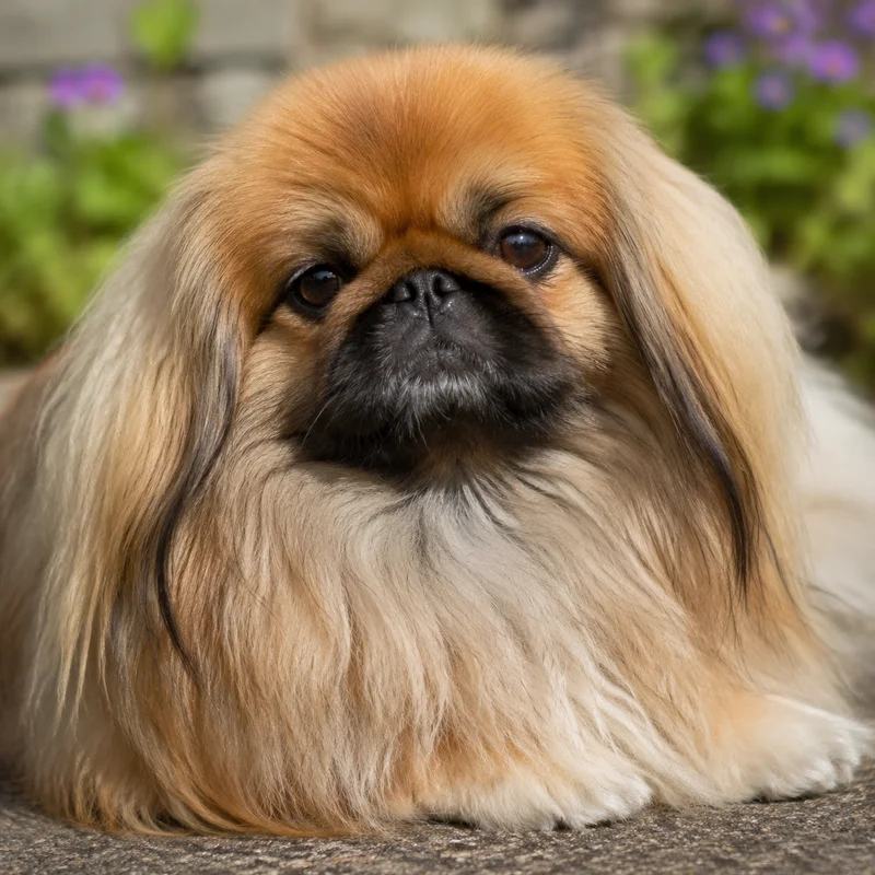 Pekingese — relaxed