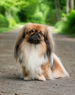 Pekingese — sitting
