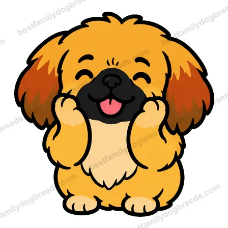 Pekingese dog meme sticker preview