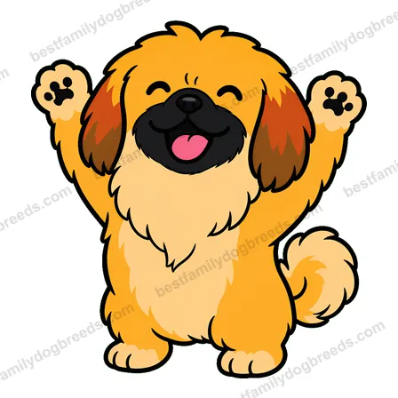 Pekingese sticker 2