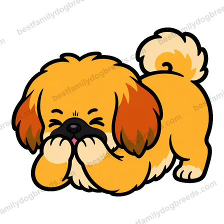 Pekingese cute dog meme sticker