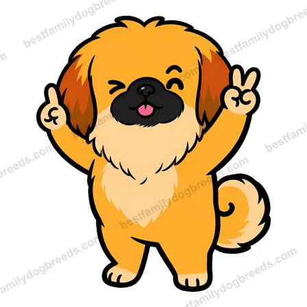 Pekingese sticker 12