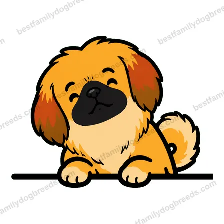 Pekingese sticker 17