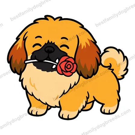 Pekingese sticker 22