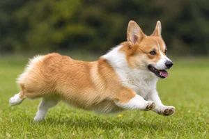 Pembroke Welsh Corgi — running