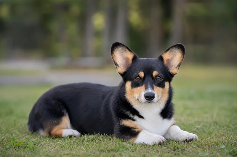 Pembroke Welsh Corgi — lying down